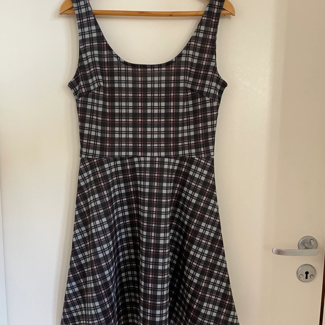 Rutig klänning - 90