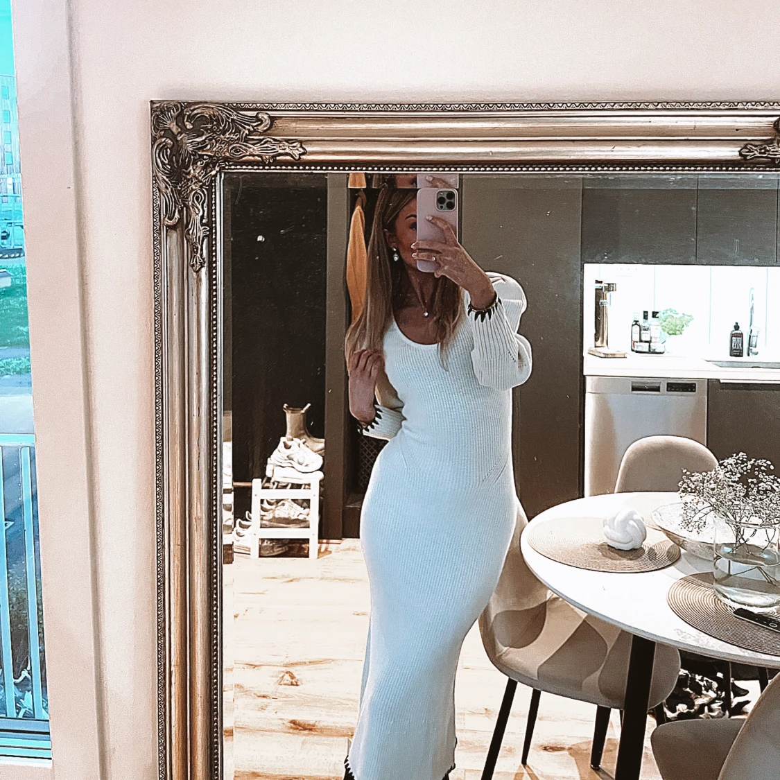 ADOORE HOURGLASS DRESS (OFF WHITE) - 90