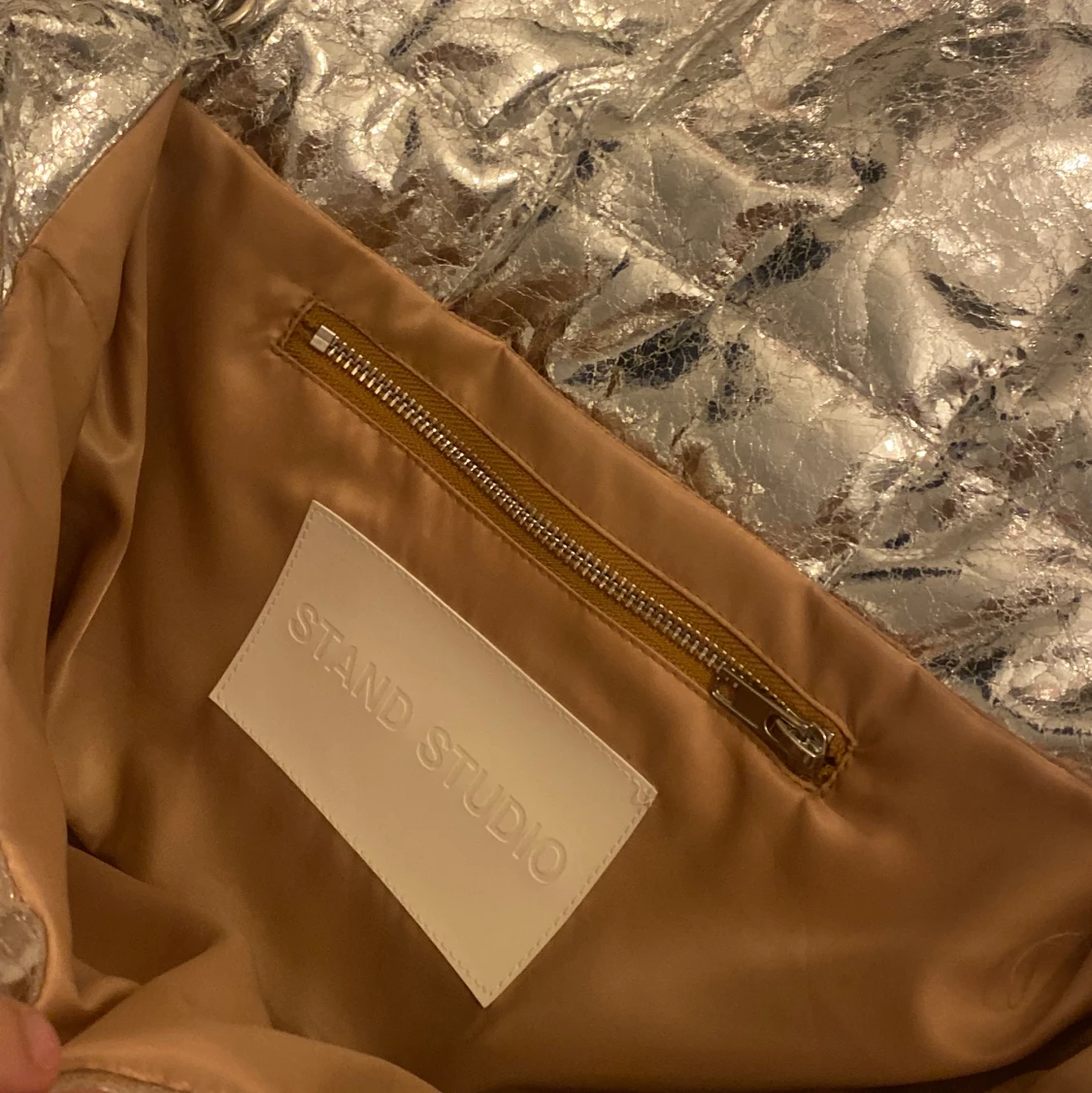 Stand studio väska silvrig  - 91
