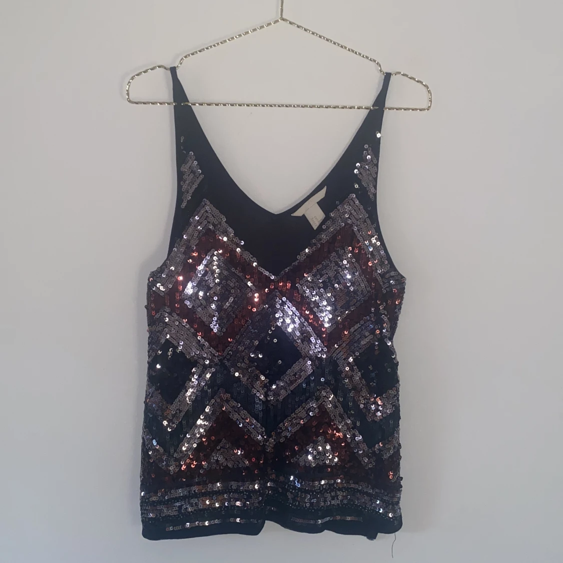 Linne med paljetter  - 90