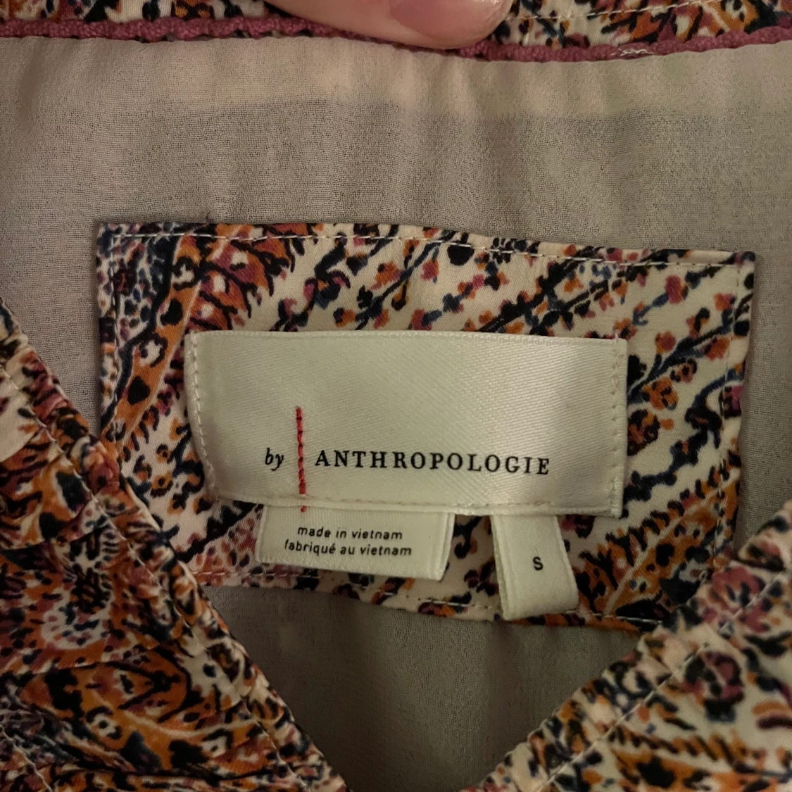 Mönstrad klänning  - 91