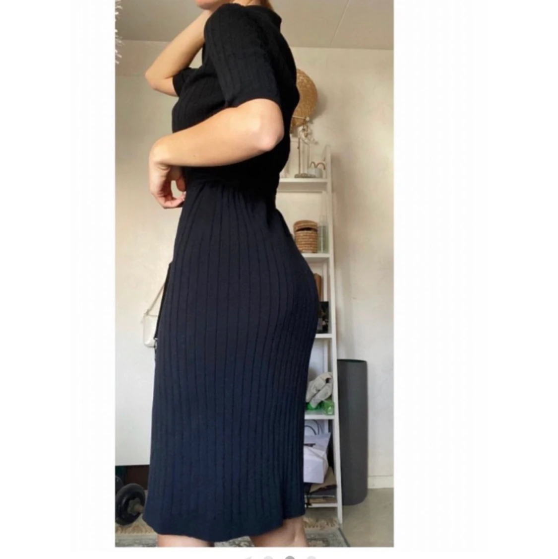 Mörkblå klänning - 90