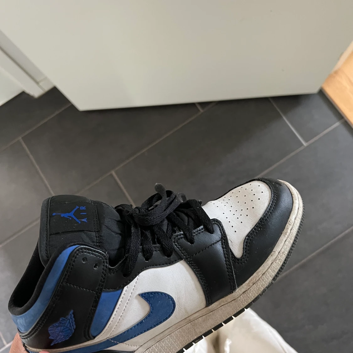 Air Jordan 1 Mid White Racer Blue - 90