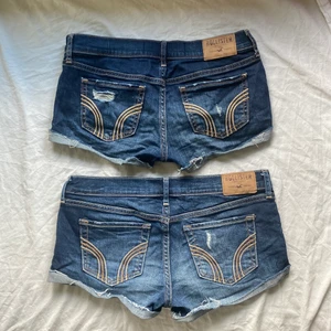 Hollister shorts - snygga hollister shorts som är dessvärre för små för mig. Ovanför w24 och under w26 (skulle säga passar för båda storlekarna) Köp en för 100 kr + frakt eller båda för 170 + frakt. ❤️ 