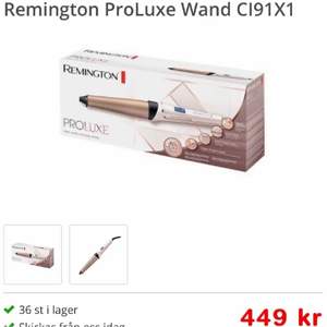 Säljer min helt oanvända Proluxe Wand från Remington! Har 2 locktänger och behöver inte båda, därav säljer jag denna!