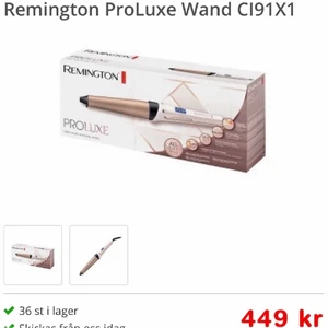 Locktång - Säljer min helt oanvända Proluxe Wand från Remington! Har 2 locktänger och behöver inte båda, därav säljer jag denna!