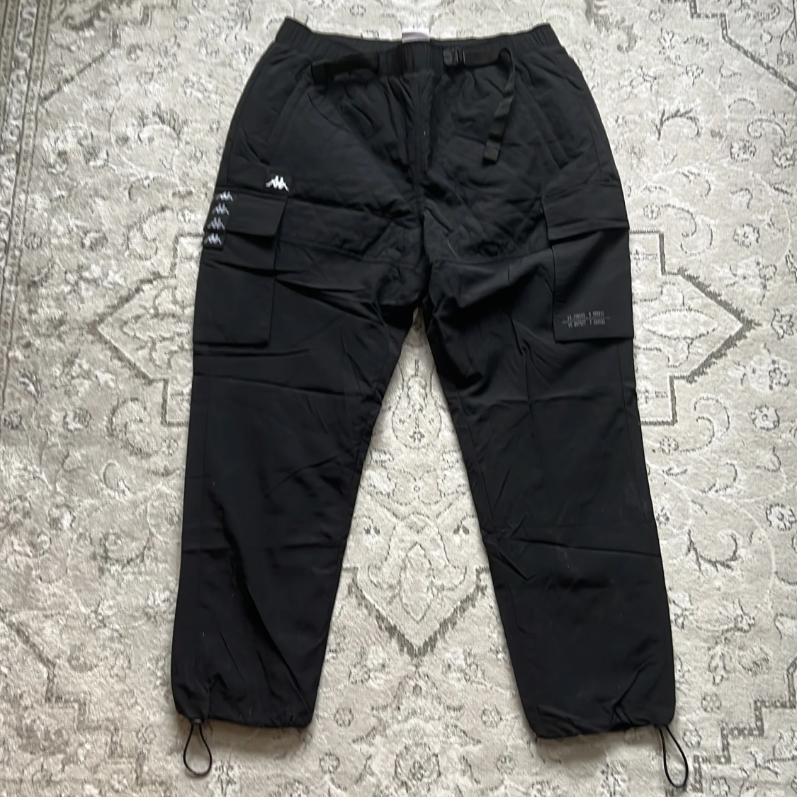 Kappa Cargo Byxor, Svarta Large - 90