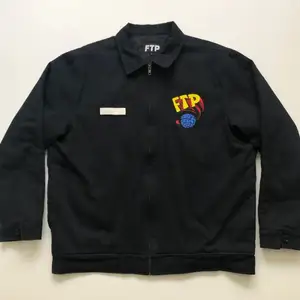 ftp domination work jacket  Size: US L / EU 52-54 / 3  Color: Black  Condition: Gently Used