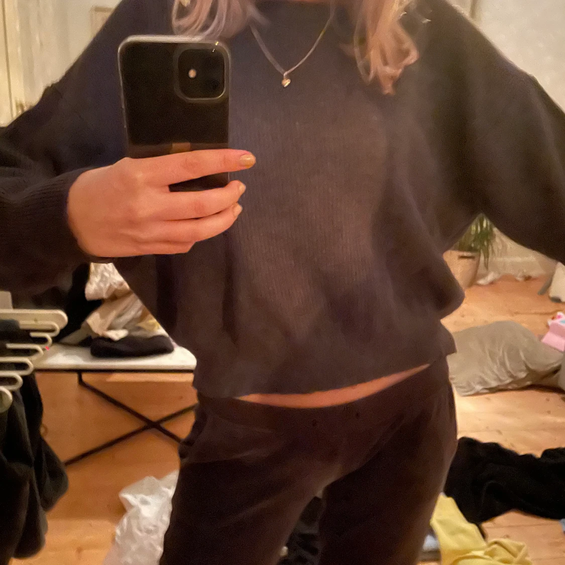 stickad tröja,zara i storlek S - 90