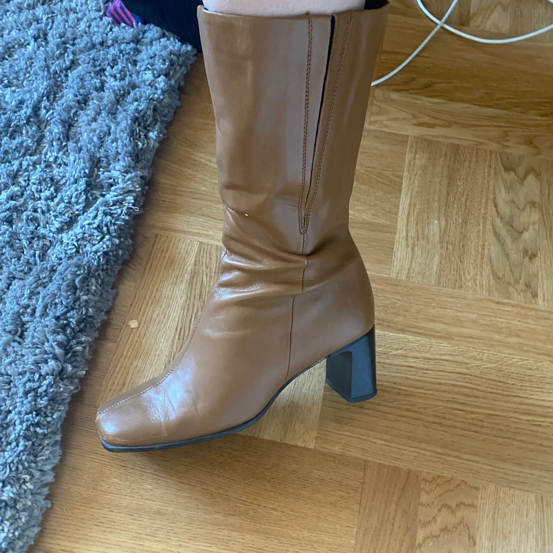 Låga bruna boots  - 91