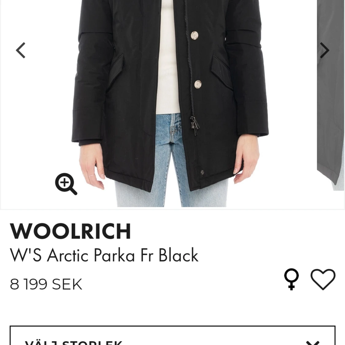 Woolrich arctic parka - kemtvättas!
