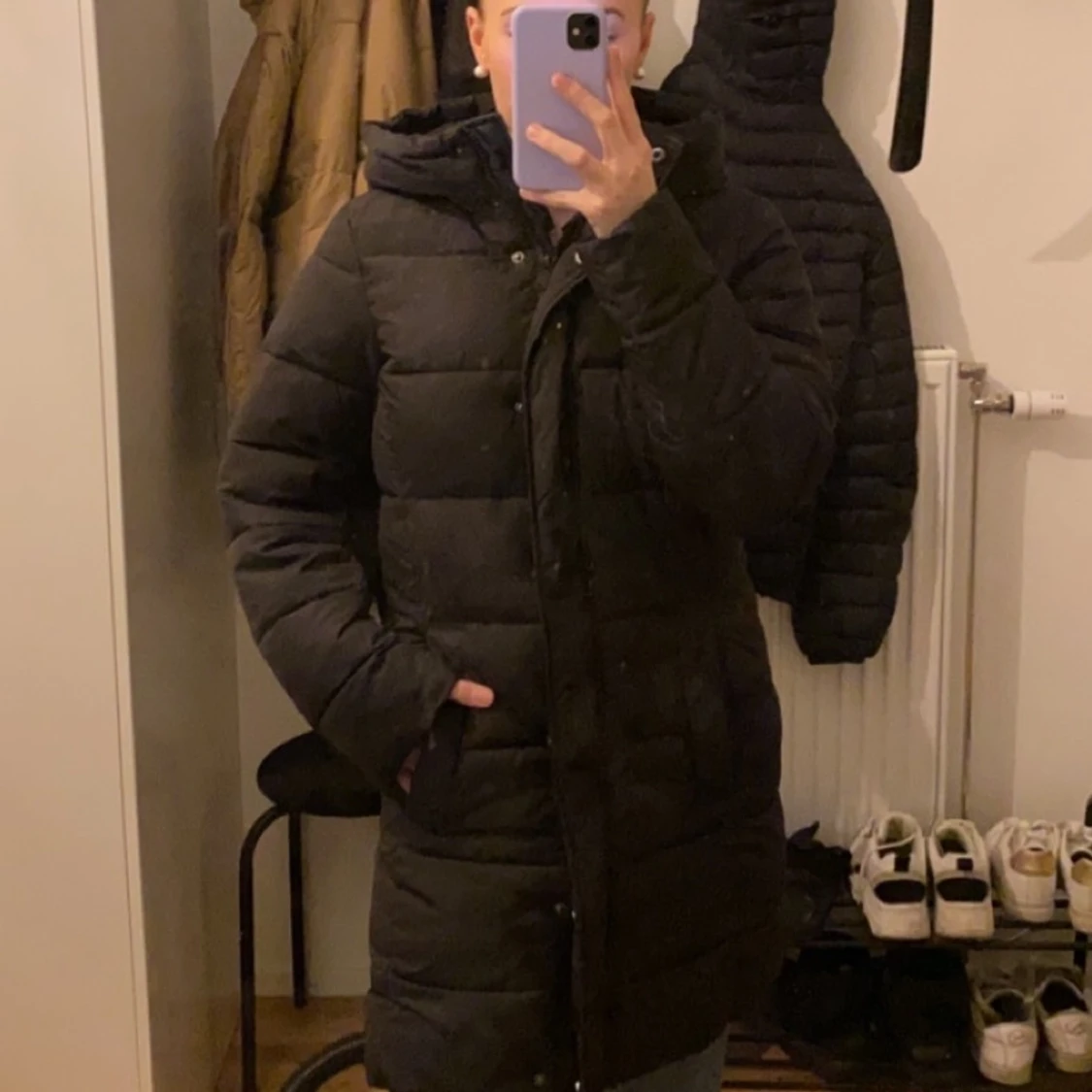 Lång vinterjacka - 90