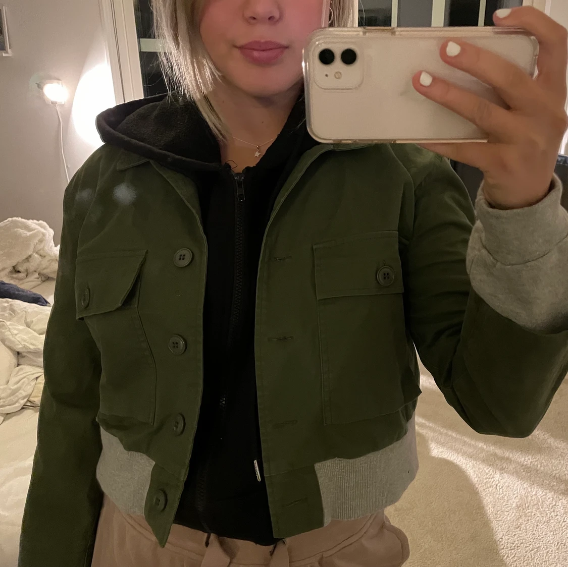 Grön jacka  - 90