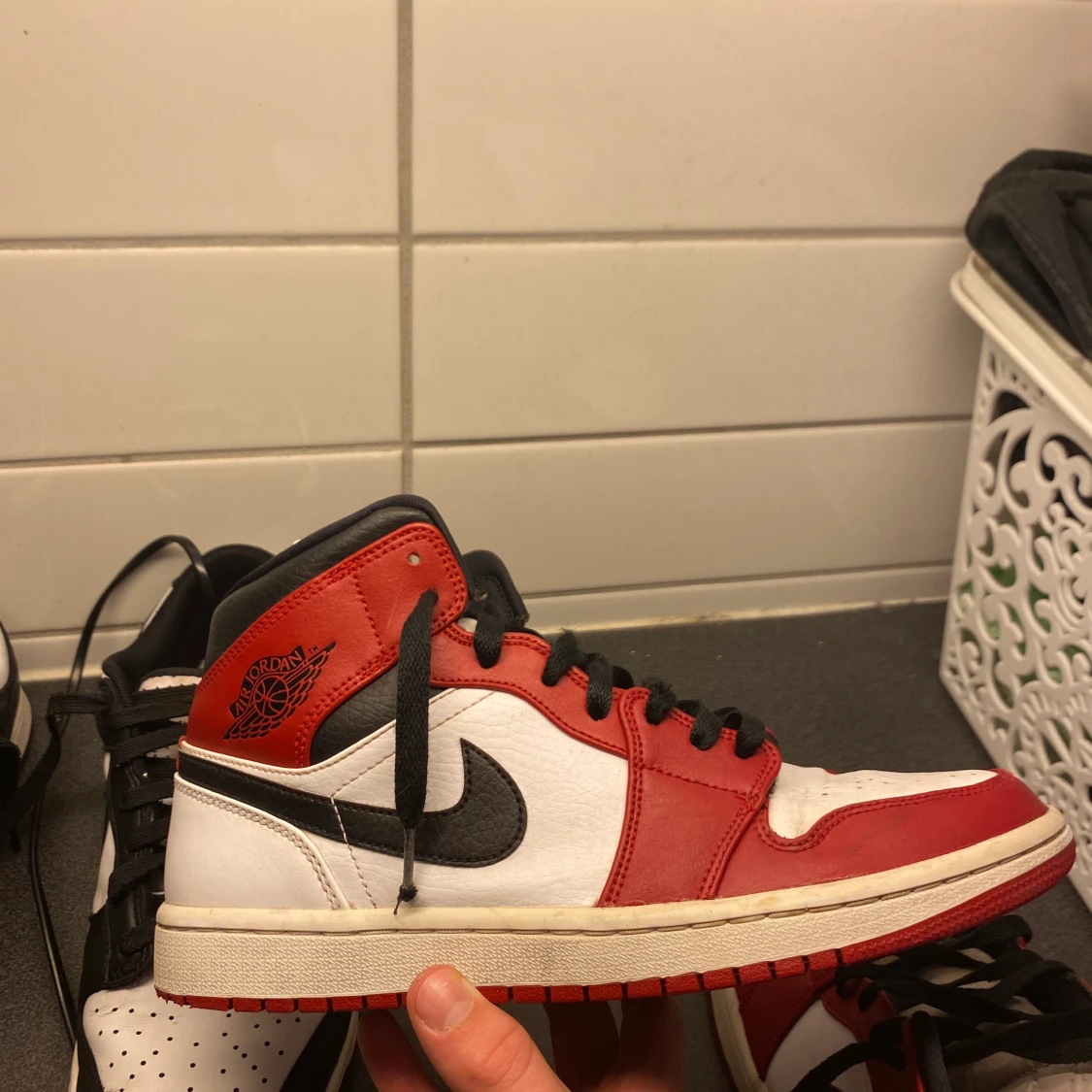 Jordan 1 mid Chicago white heel - 91