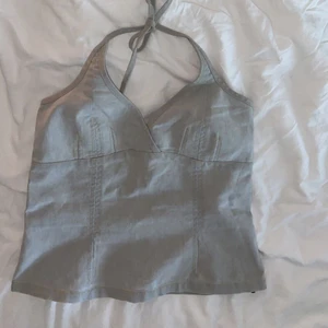 Jeans topp - Säljer denna super fina jeans topp i toppen skick💕