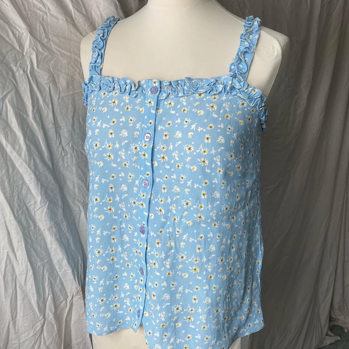 Blommigt blått linne från ASOS design! 