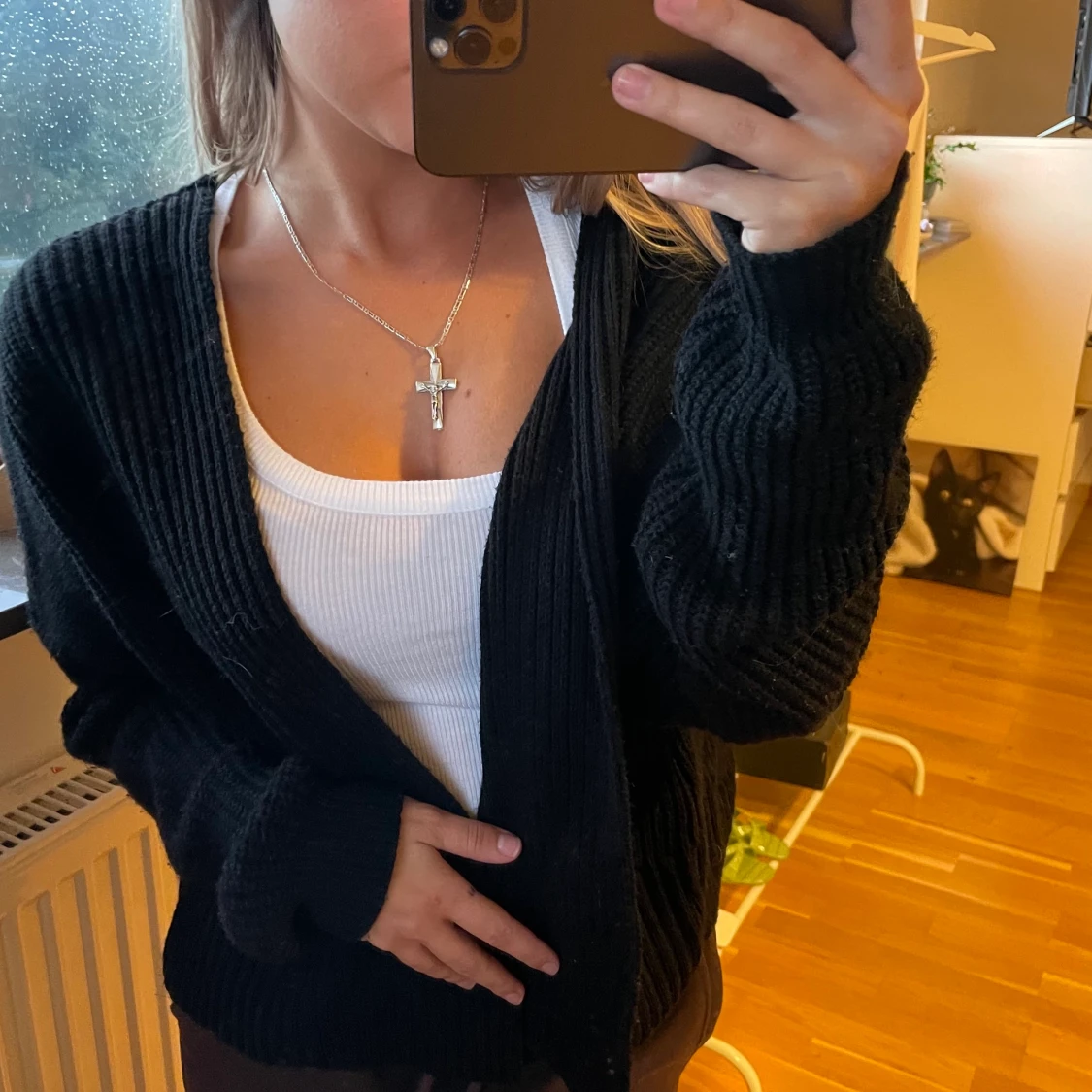 Stickad cardigan  - 90