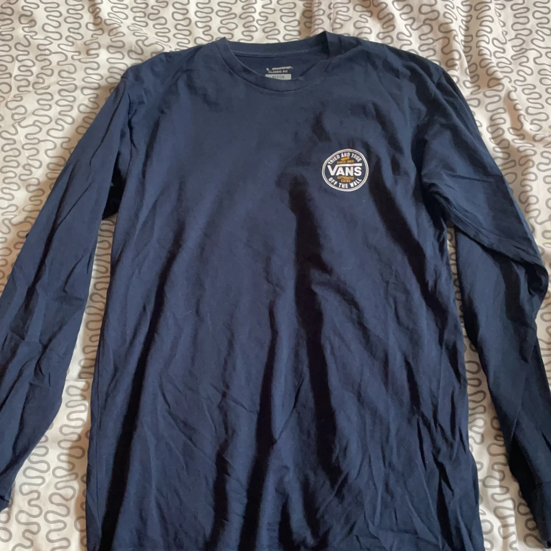 Marin blå vans långärmad 