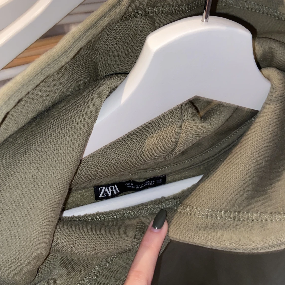 Zara hoodie strl S - 90