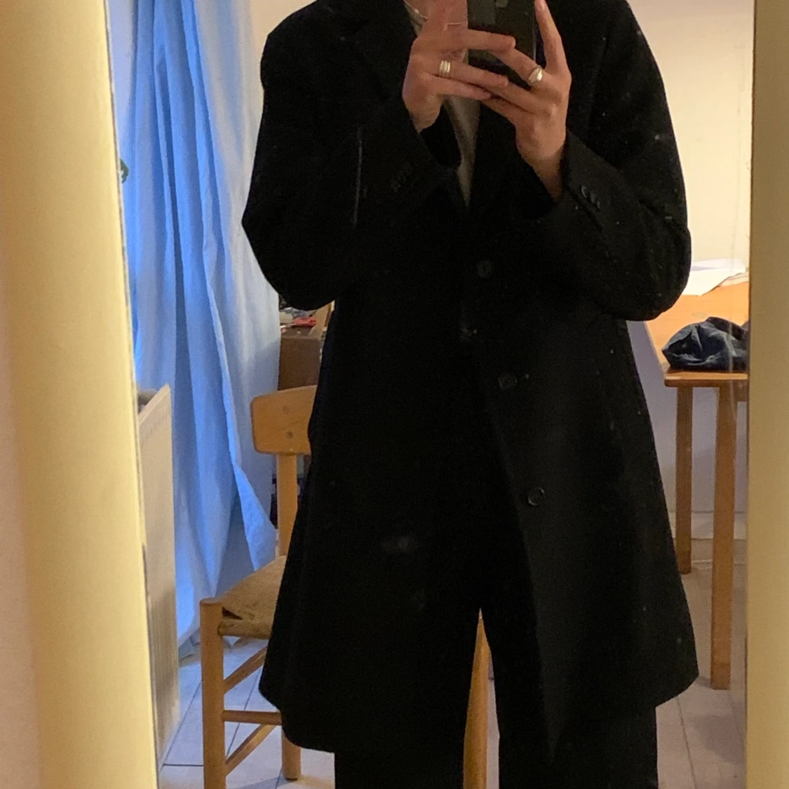 Arket wool coat size 48 men