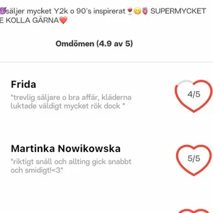 O - Vill bara skriva angående mitt senaste omdöme att jag inte förstår hur det gick till, jag röker inte och ingen i min familj plus att jag alltid är noggrann innan jag skickar att paketet är fräscht. Är superledsen att köparen upplevde det så men vill bara säga att det aldrig hänt förr och att det är ett rökfritt hem!❤️‍🔥