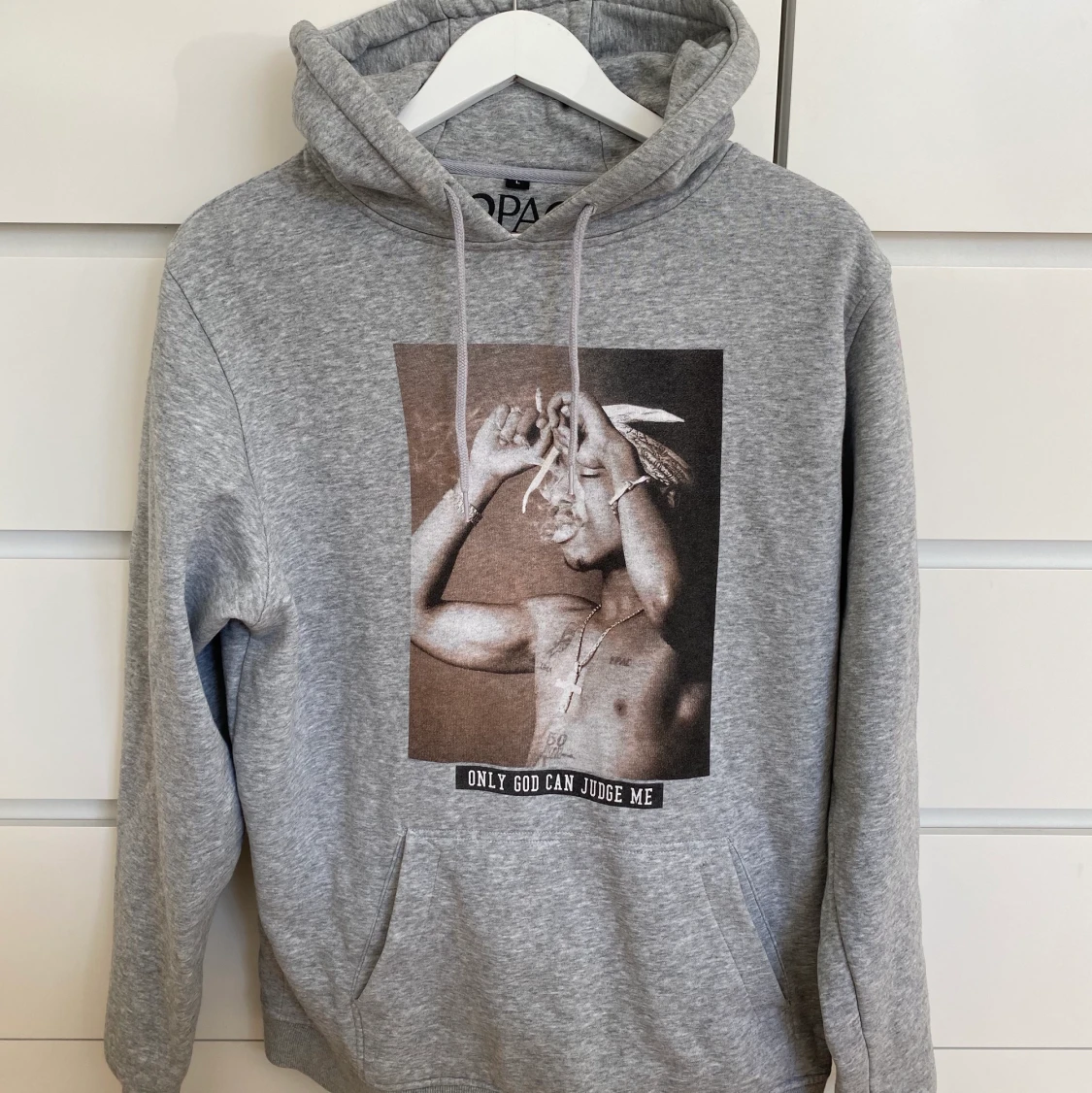 2pac hoodie strl L