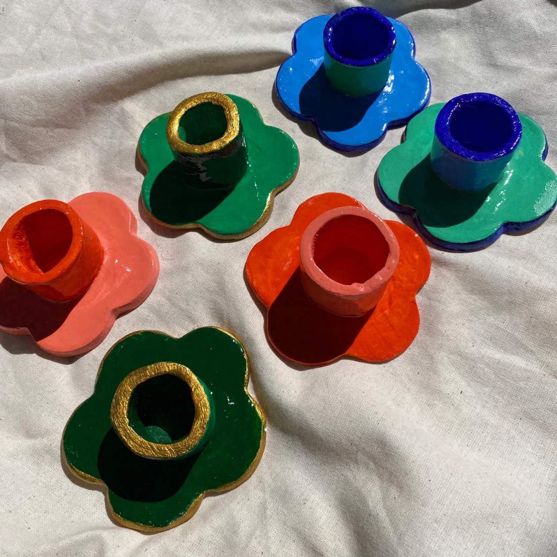 Ljusstakar flower power 🌷🌱🌸🦋 - 90