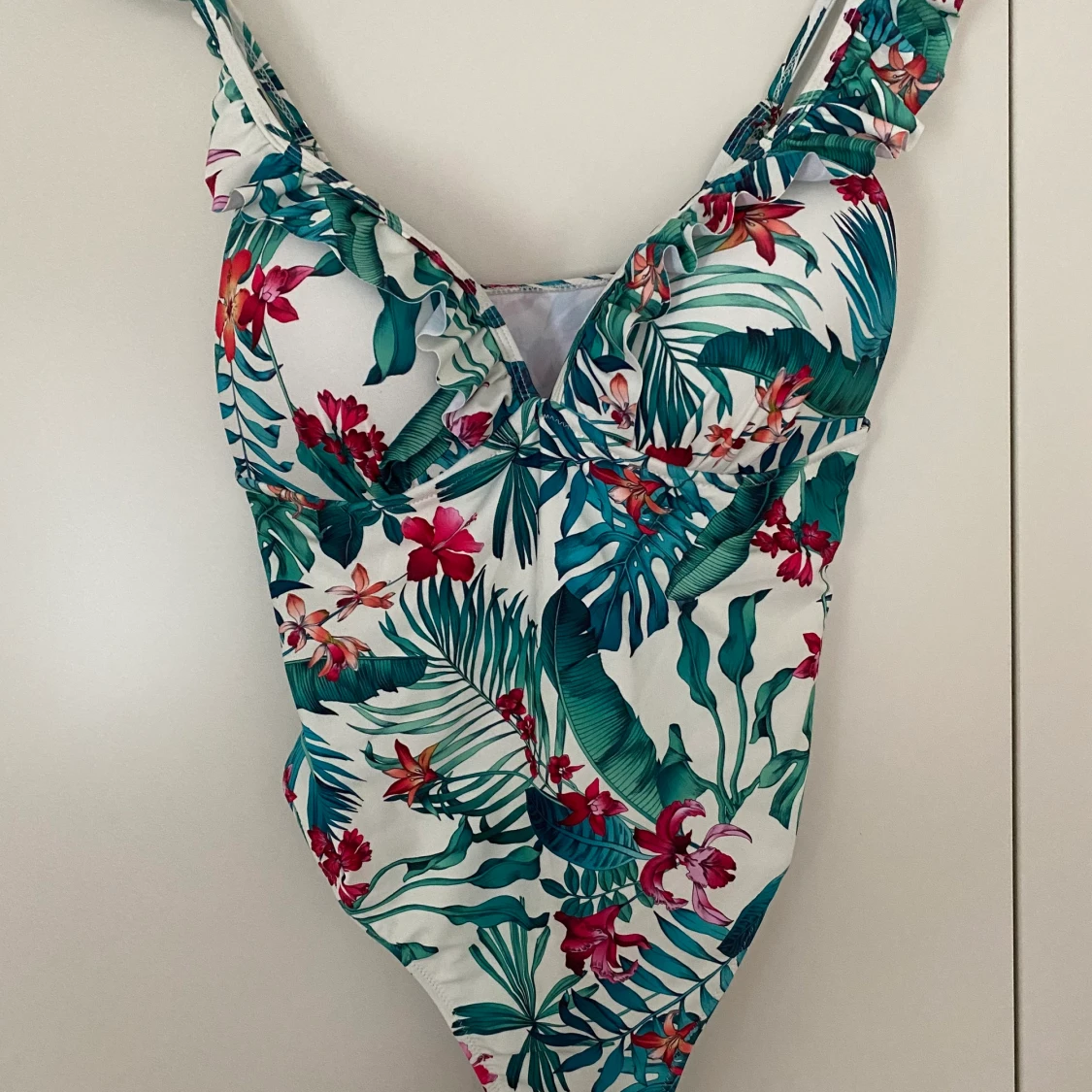 Mönstrad baddräkt 🌿🌷