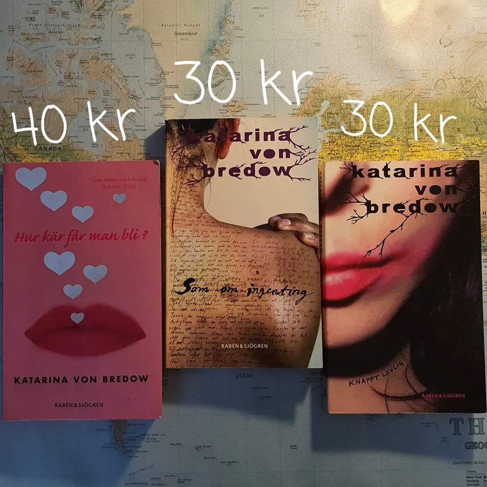 Böcker som jag har fått av en kompis! :) Romantisk genre, översatt av Rabén & Sjögren. 