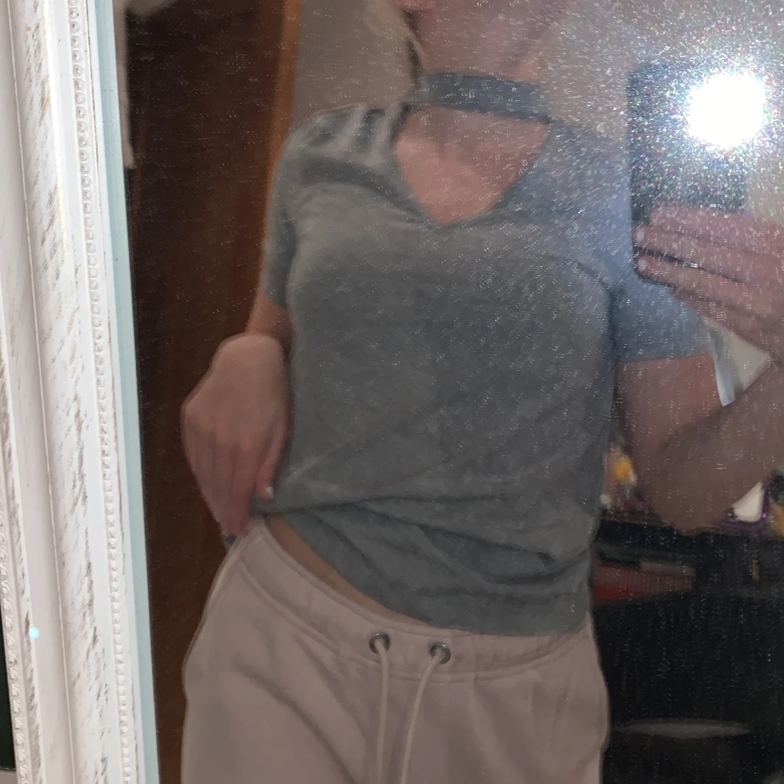 Grå tshirt i strl xs💕