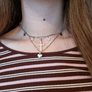 Äkta silver halsband  - Säljer bara korset som är på bilden! Och det är äkta silver!