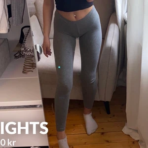 Tights - Gråa tights med stretch. 100kr storlek xs-s