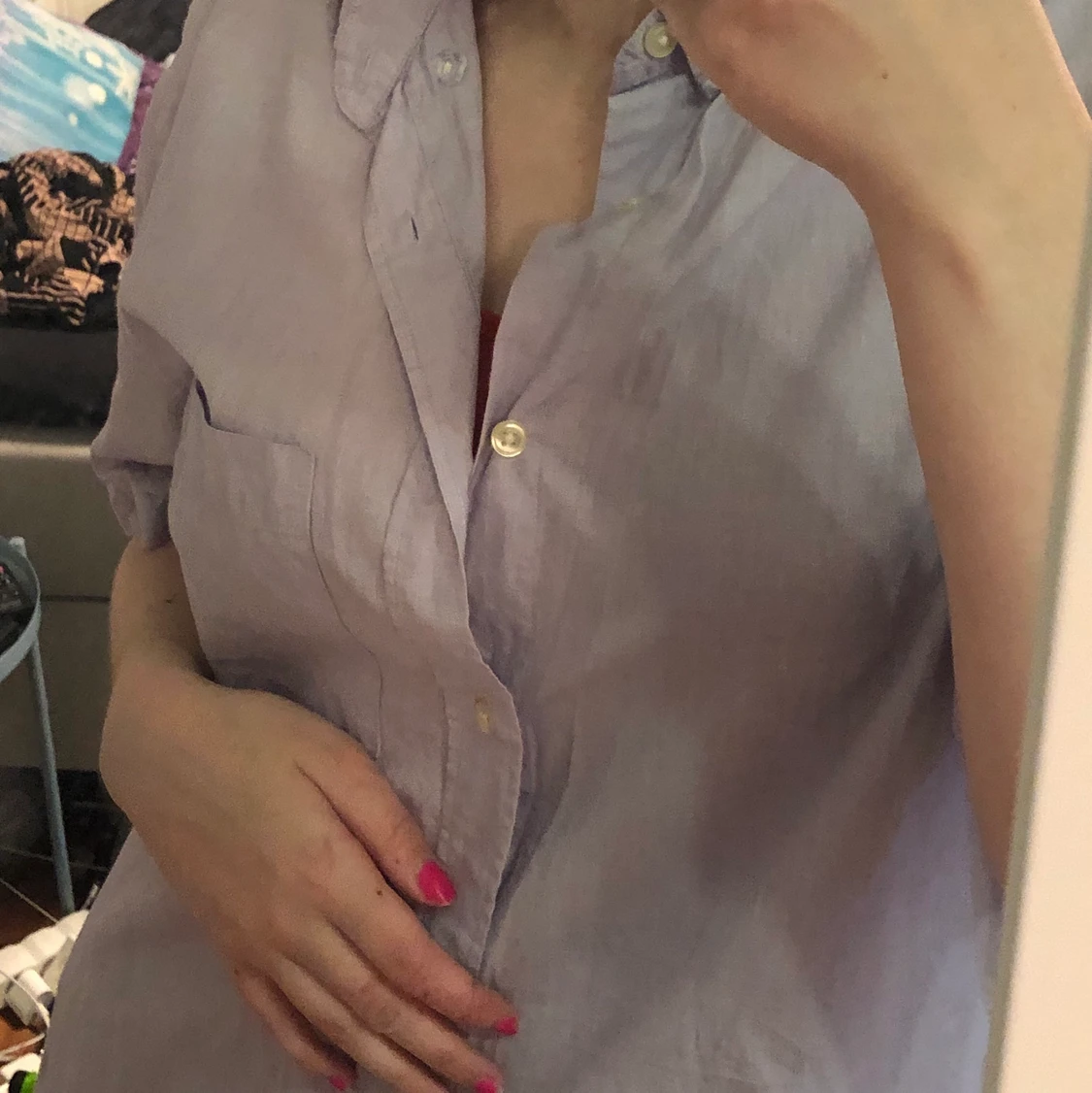 Lila Skjorta storlek L men - 90