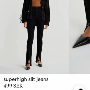 Jeans med slits - Jeans med slits. Helt nya med prislapp kvar