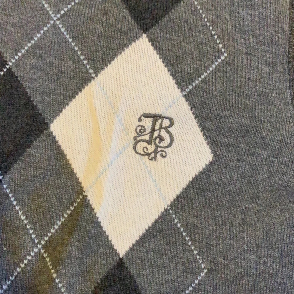 argyle stickad tröja - 91