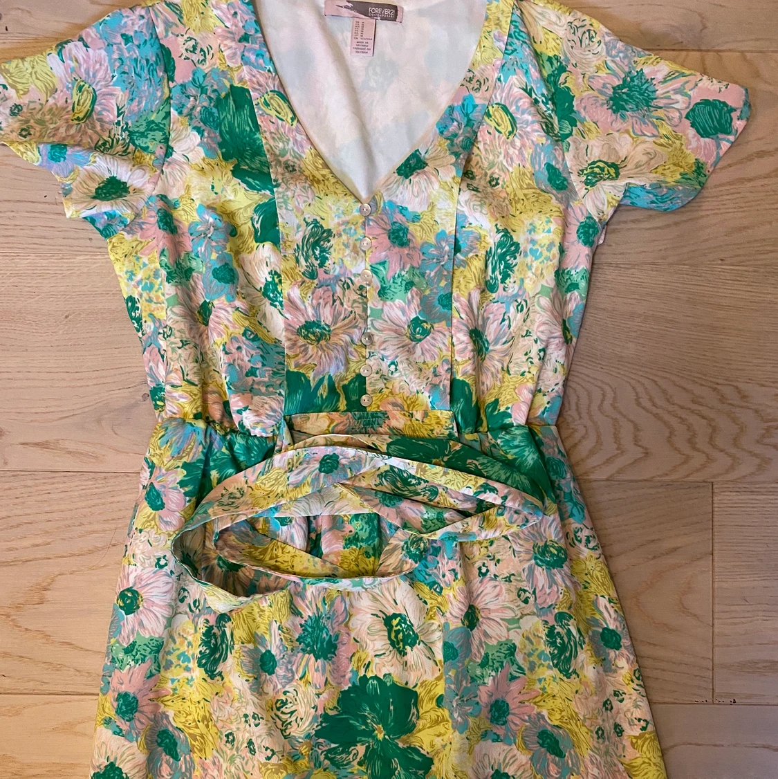 Blommig klänning - 90