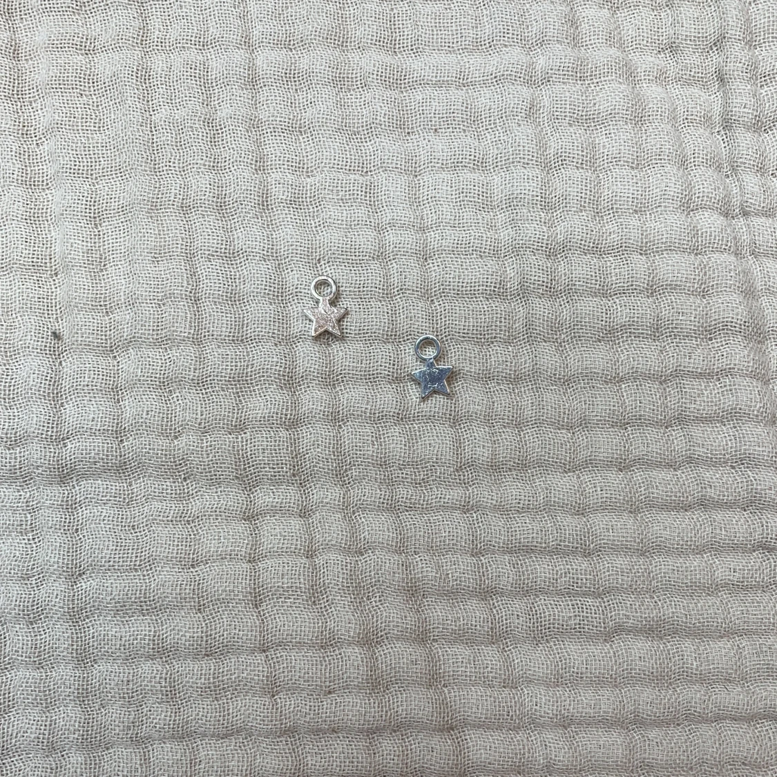 silvriga stjärn berlocker - 90