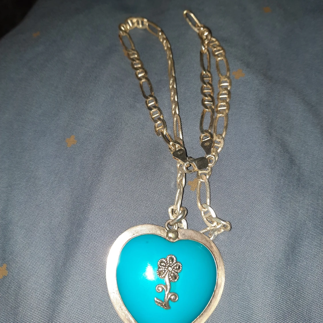 Äkta silver halsband 