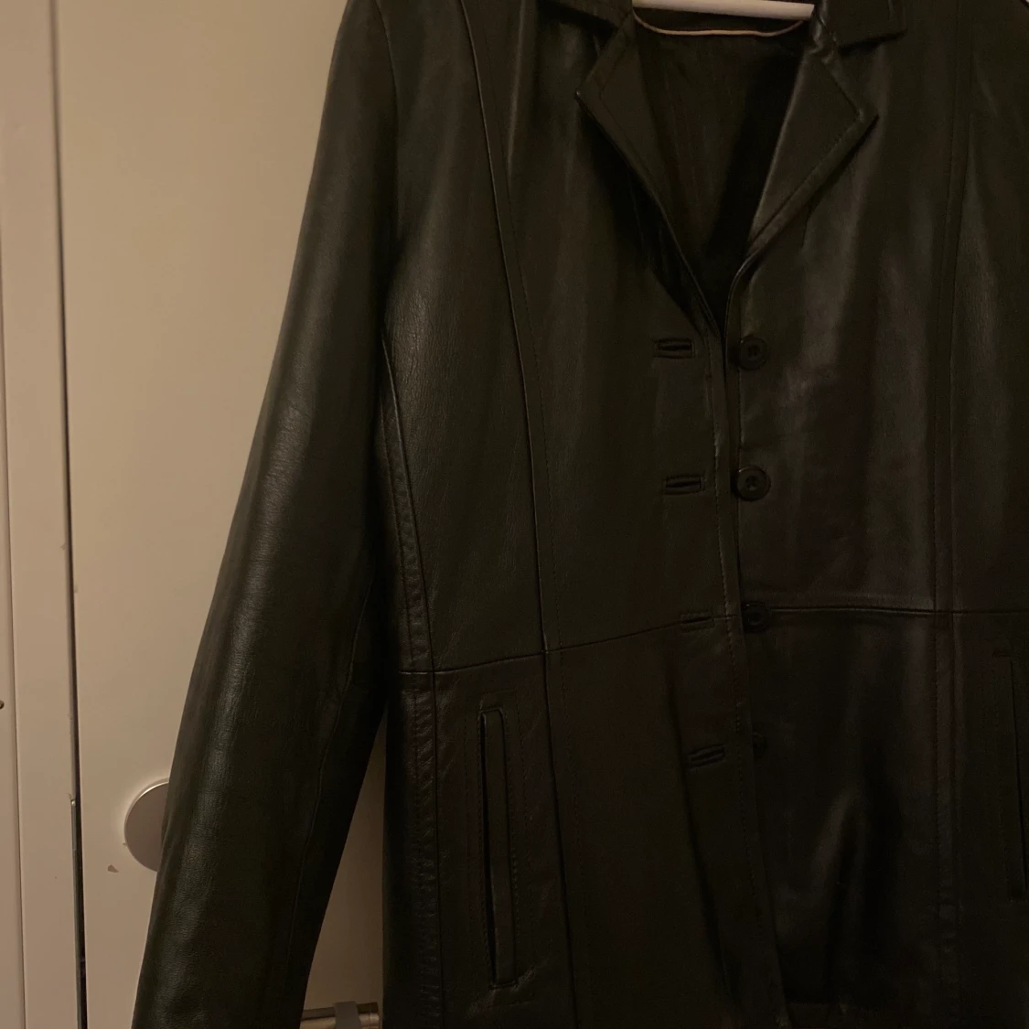 90’s trendy oversized skinnjacka - 90