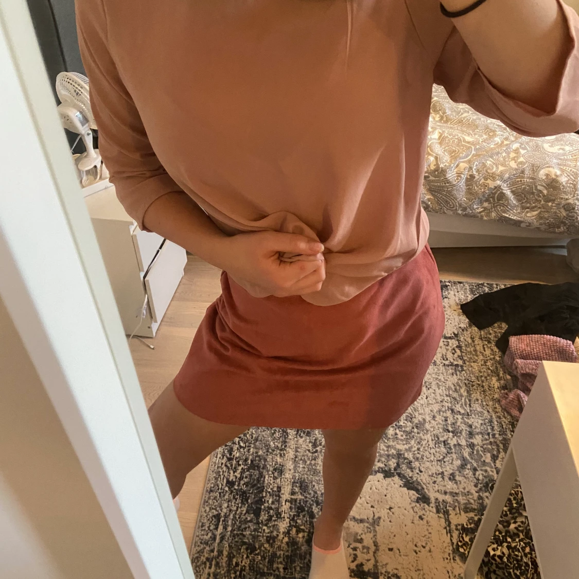 Gammelrosa blus 👚  - 90