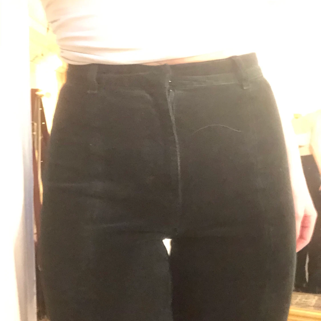 Gröna manchesterbyxor