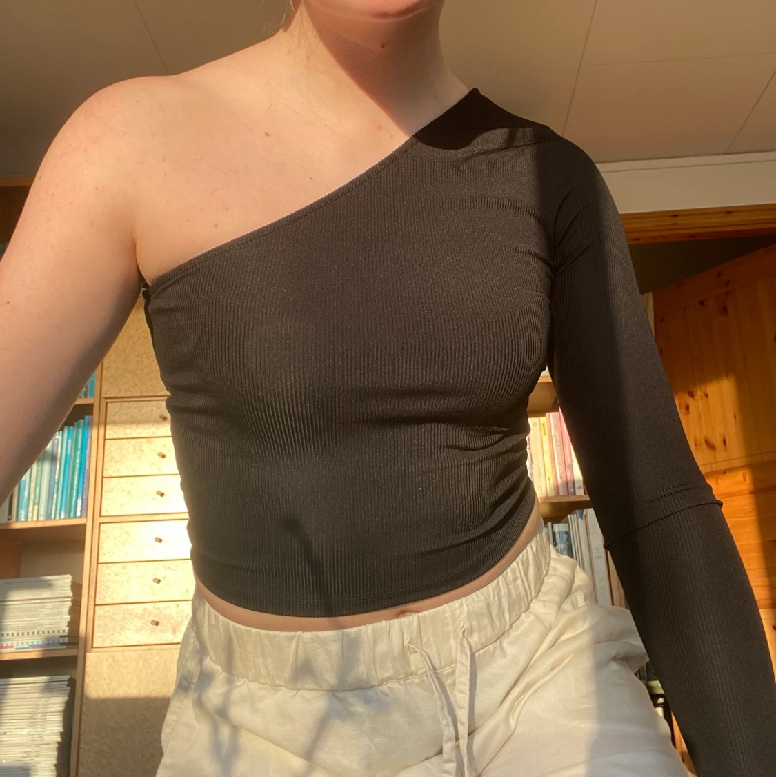 Svart topp från Bershka