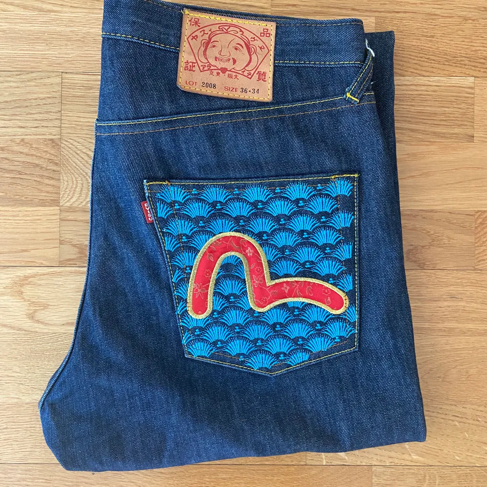 Vintage Evisu Jeans i nästintill perfekt skick.. Jeans & Byxor.