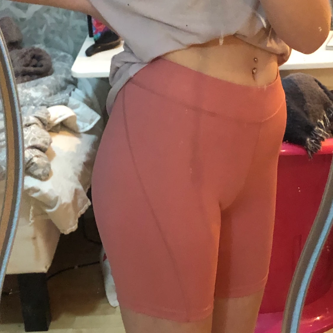 Rosa cykelbyxor - 90