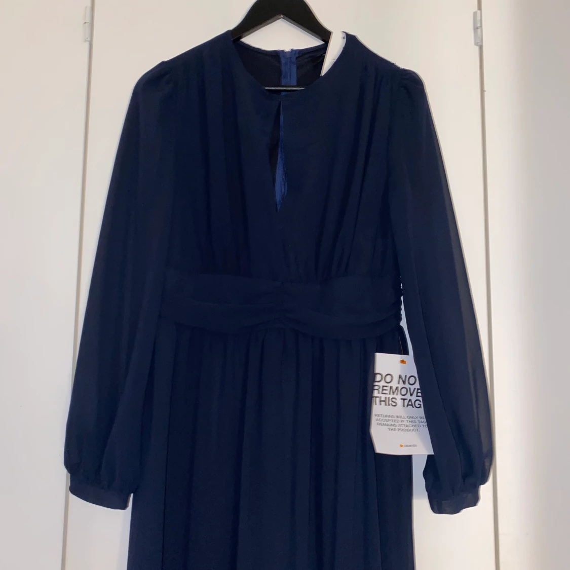 Mörkblå långklänning  - 91