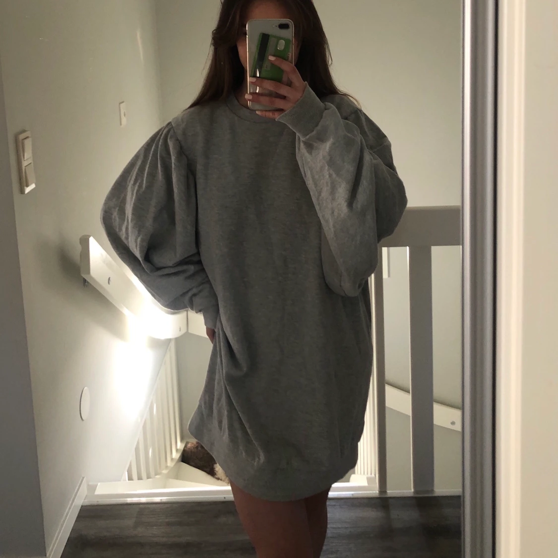 Oversized sweatshirtklänning missguided 