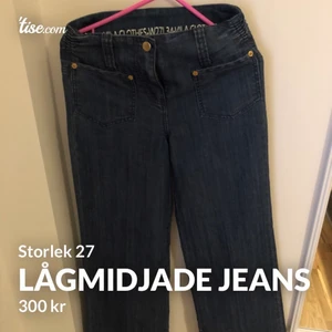 Lågmidjade jeans - Snygga lågmidjade jeans, dem är väldigt långa.