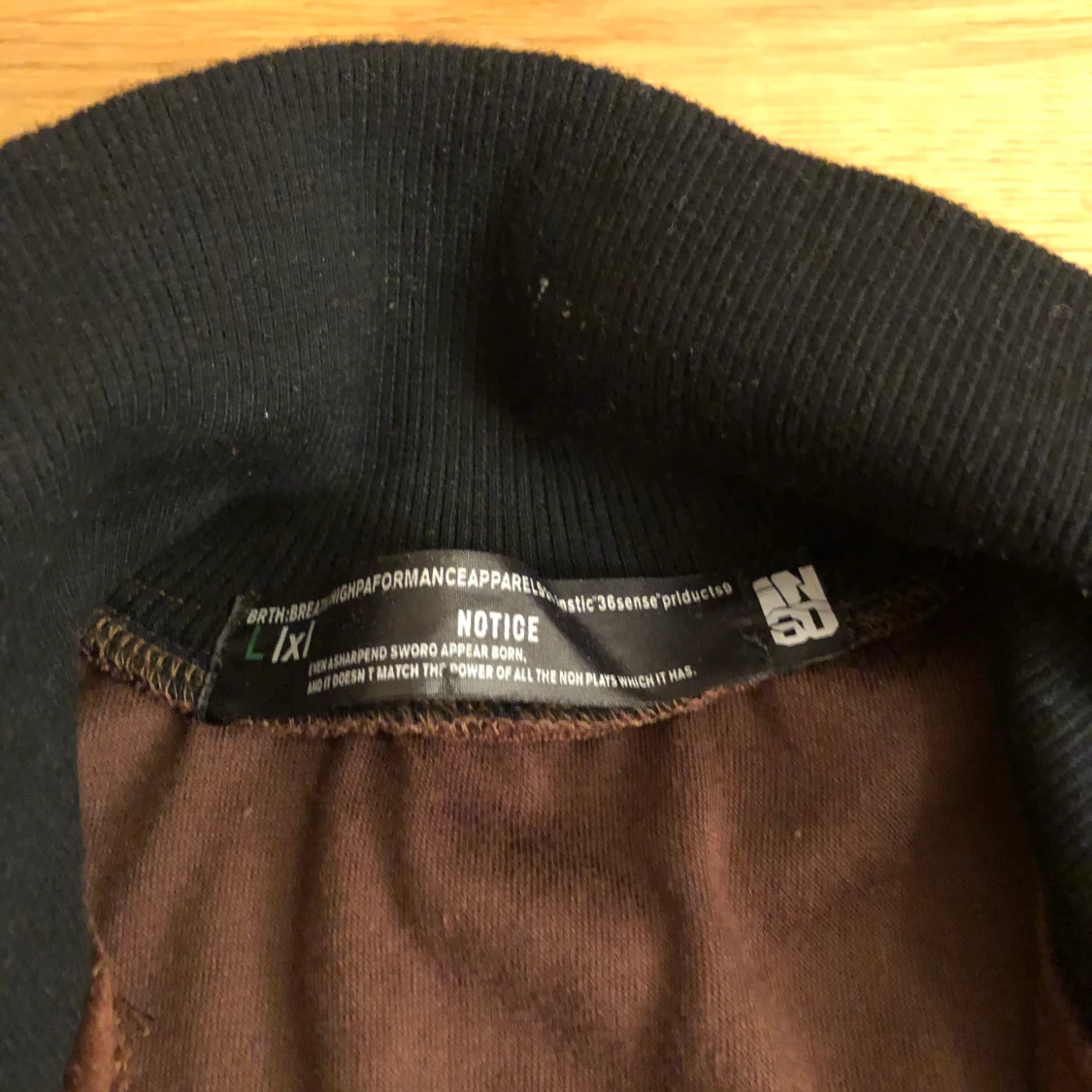 Brun velour tröja - 90