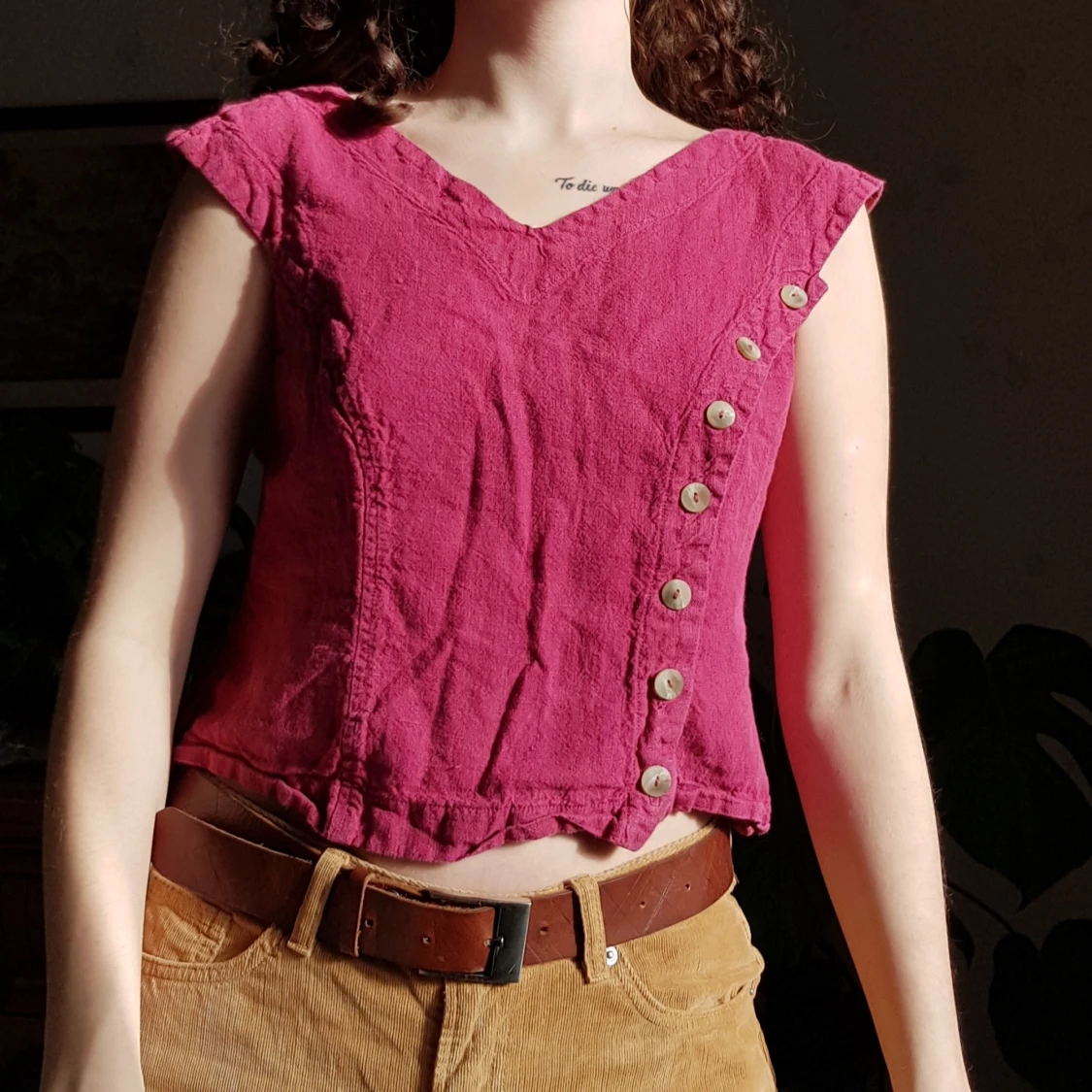 Vintage rosa topp 🌸💗