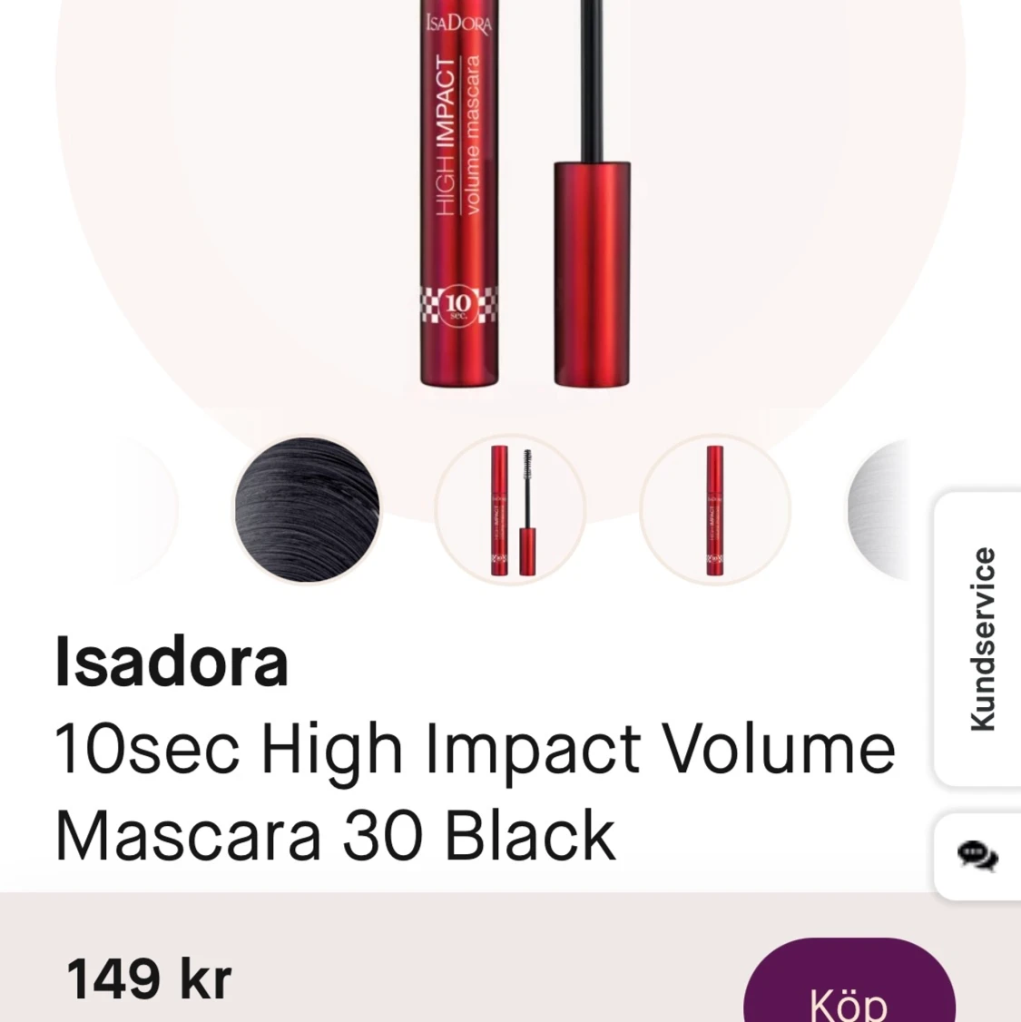 High impact volume mascara isadora - 91